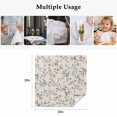 thumbnail image 5 of Spring Flowers Cloth Napkins, Blue Pink Floral Leaves Farmhouse Vintage Plants Washable and Reusable Dinner Napkins Set of 8, Table Napkin for Kitchen Party Birthday Wedding Hotel 20"x20", 5 of 9