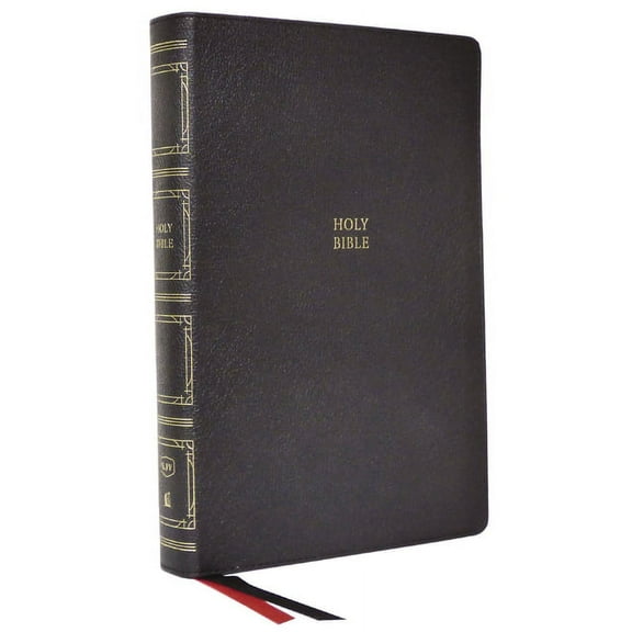KJV Holy Bible: Paragraph-Style Large Print Thinline with 43,000 Cross References, Black Genuine Leather, Red Letter, Co, (Hardcover)