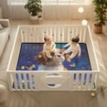 thumbnail image 2 of WOBOGO King Charles Spaniel Dog Baby Playmats Extra Large Waterproof Rollable Activity Pads for Toddlers 50×50inch, 2 of 7