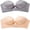 Nude/Grey, variant on Women’s Strapless Bra Multiway Wireless Bra Hand Moulded Push Up Bra