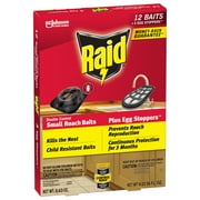 Raid Double Control Indoor and Outdoor Insect Killer, Small Roach Baits, 15 Count