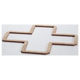 thumbnail image 4 of Ekena Millwork 11 3/8"W x 11 3/8"H x 1/4"T Small Fowler Decorative Fretwork Wood Wall Panels, Red Oak, 4 of 18
