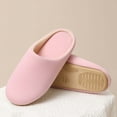 thumbnail image 2 of Slippers for Women,Gentle Indoor Slippers For With Quiet Sole Cozy Home Shoes For Couples Soft Cushioned Comfort For Everyday Use,Womens Slippers,Pink,8, 2 of 4