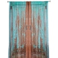 thumbnail image 4 of Wood Texture Door Window Curtains Bedroom Modern Drape Sheer Tulle Valances Living Room Kitchen Voile Curtain, 4 of 7