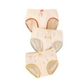 thumbnail image 1 of WEIYLL Girls Multi-pack Briefs Cute Print Shorts Set Anti-Microbial 3Pcs Yellow Baby Underwear Size 140, 1 of 4