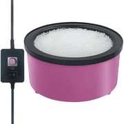 Pink Power Electric Hot Glue Pot for Crafts w/Adjustable Temp 225-400 F - 160ml Hot Glue Skillet for Crafting - Hot Glue Pots for Crafters - Mini Electric Skillet Hot Glue Stick Glue Pellet Pot