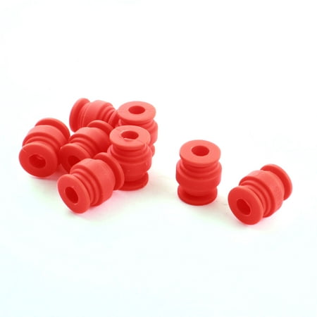 Image of Unique Bargains 8 Pcs 8mm x 20mm Red Anti Vibration Damping Ball for FPV Gimbal Camera Mount