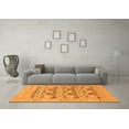 thumbnail image 3 of Ahgly Company Indoor Rectangle Oriental Orange Traditional Area Rugs, 7' x 10', 3 of 4