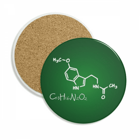 

Chestry Kowledge Structural Formula Coaster Cup Mug Tabletop Protection Absorbent Stone