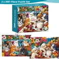 thumbnail image 2 of Puzle najiaxiaowu de 300 piezas para adultos con bonitos perros y gatos, 2 of 7