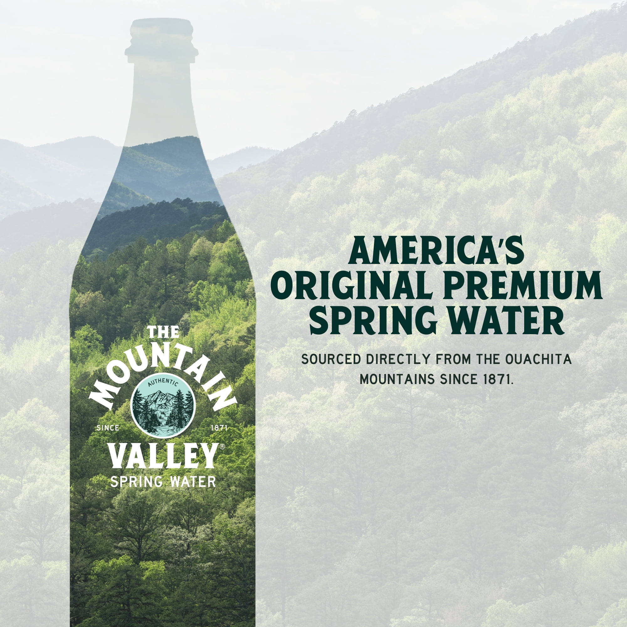 The Mountain Valley Sparkling Spring Water, 333 ml, Single Glass Bottle