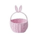 thumbnail image 2 of Fasiaou Eggs Easter Basket Stuffers Easter Decorations Easter Woven Bunny Basket Long Ears Bunny Storage Basket Tote Bag Easter Eggs Storage Basket Kids Gift Storage Tote Bag, 2 of 7