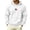 White, variant on ZVNAΖH Men's Hoodie with USA Flag Print, Long Sleeve Pullover with Kangaroo Pocket, Casual Hooded Sweatshirt for Patriotic Day, M-3XL
