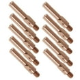 thumbnail image 4 of HILABEE 10 Pieces Red Copper Gas Shielded Weld Welding Welder Contact Nozzle 1.2mm, 4 of 7