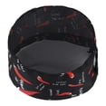 thumbnail image 4 of ievspot Chef Hat Unisex Kitchen Hat Hotel Restaurant Cook Cap Hollow Mesh Top Waiter Chef Work Cap Workshop Factory Hat, 4 of 6