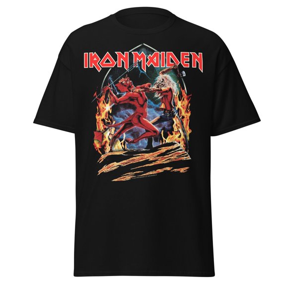 Iron Maiden - Run To The Hills Jumbo Print Unisex T-Shirt - Black - Small