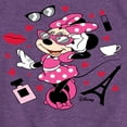 thumbnail image 3 of Disney - Mickey & Friends - Minnie - Pretty in Paris - Toddler And Youth Girls Short Sleeve Graphic T-Shirt, 3 of 5