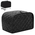 thumbnail image 3 of Elegant Black Toaster Cover For Standard For 2 Slice 4 Slice Bread Maker, 3 of 6