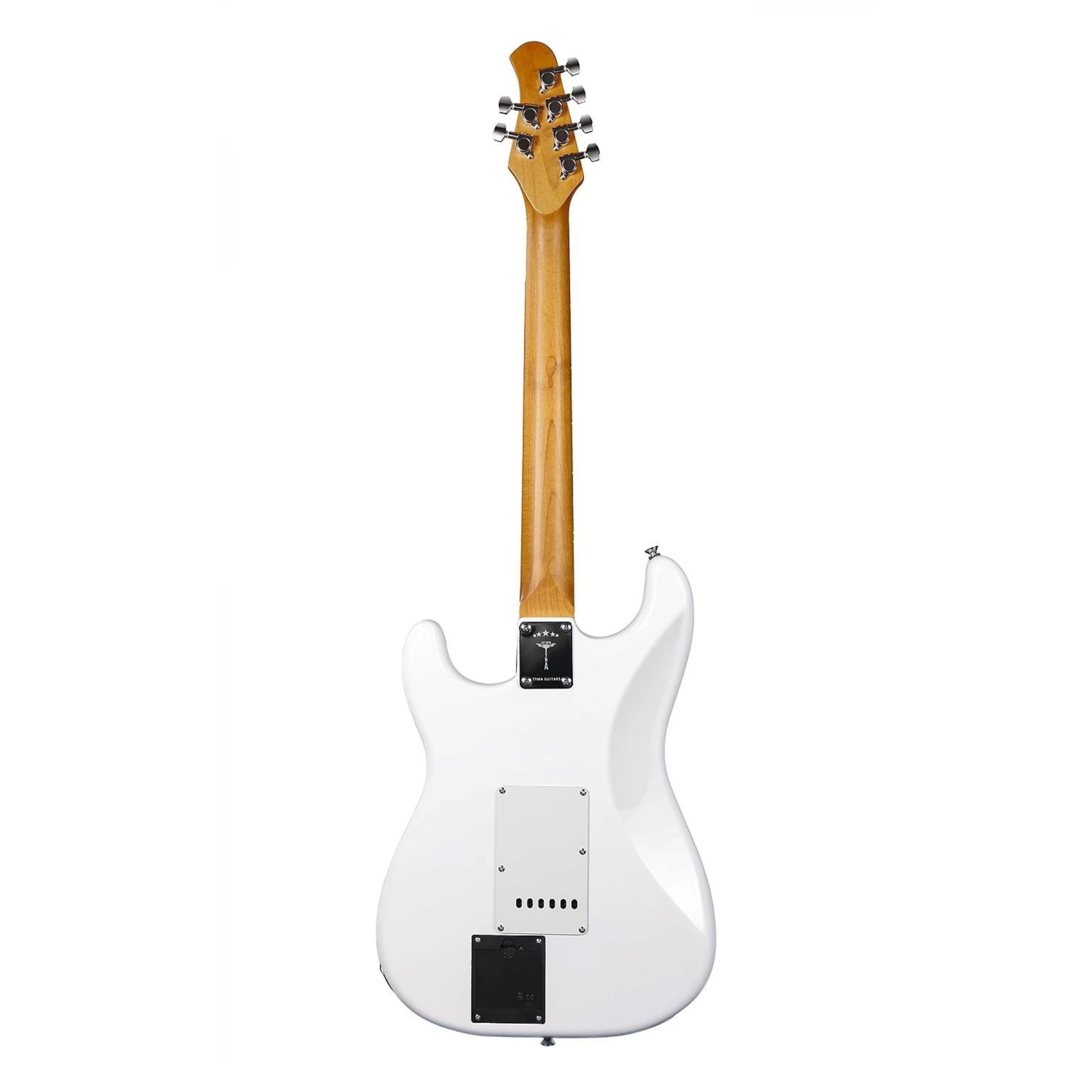 TYMA E7 Smart Guitar | The Ultimate Portable All-in-One Guitar - Snow Feather White