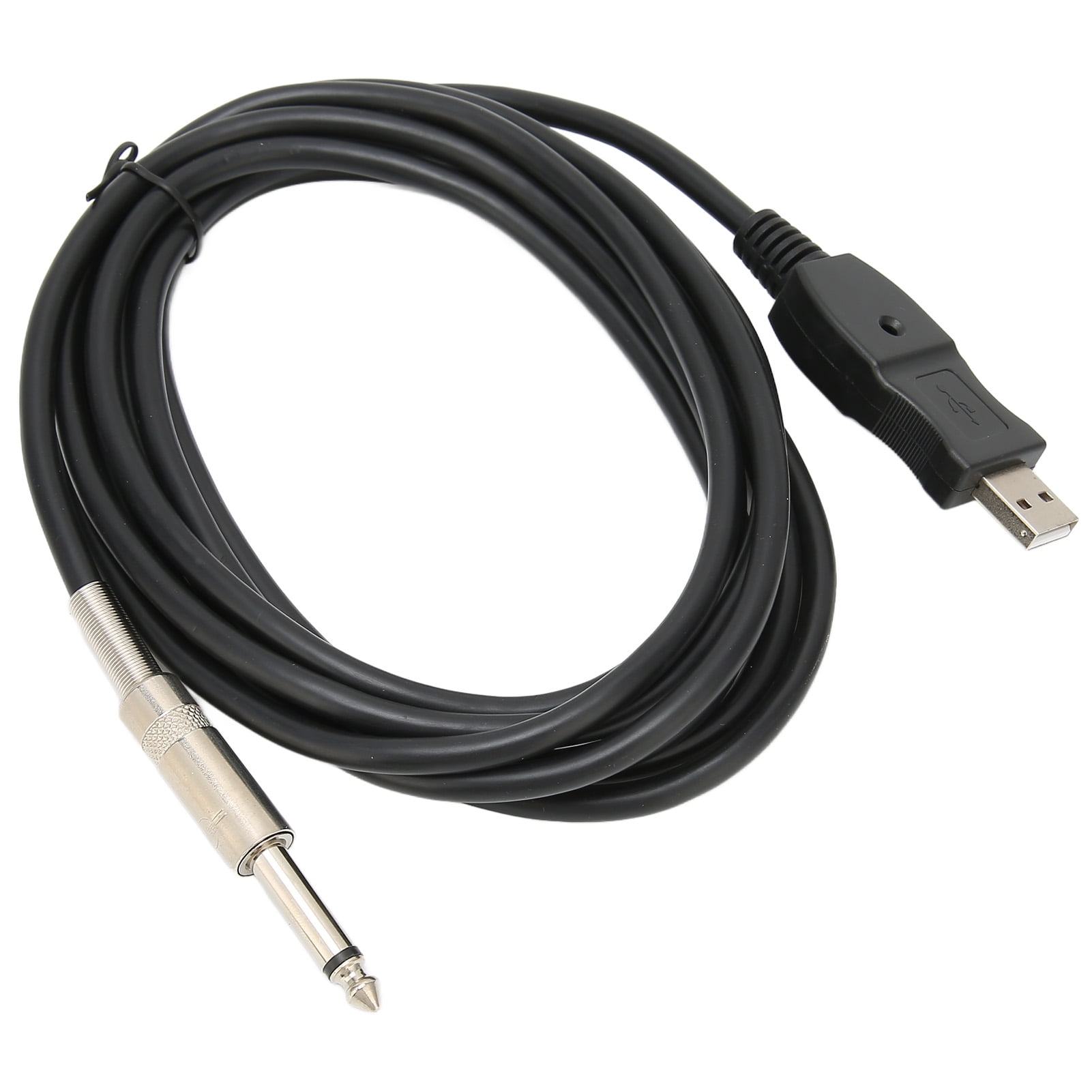 Octpeak USB Guitar Cable USB Interface Male To 6.35mm Mono Male Electric Guitar Cable For Instrument Recording Singing /9.8ft,USB Guitar Cord,3Meters Guitar Audio Cable