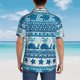 thumbnail image 4 of Balery Sea Underwater Animals Camisas hawaianas de manga corta para hombre, camisas playeras de corte holgado, camisas de vacaciones con botones,X-Large, 4 of 7