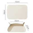 thumbnail image 6 of Pet Feeding Mat For Dogs Cats, Semi-Enclosed Waterproof Mat With High Edges Protect Floors From Splashes, Eco-Friendly And Non-Toxic Material, Easy To Clean And Portable For, 6 of 6