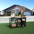 thumbnail image 3 of Grill Table for Big Green Egg Compatible with up to Medium Green Egg,Kamado Joe Jr, 3 of 6