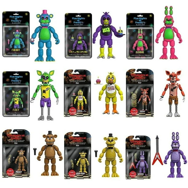 Senbaida Game Five Nights Freddy Cartoon Toy Action Pvc Anime Figure Fnaf Freddy Fazbear Bear Model Dolls For Kids Birthday Gifts Chica Other