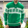 thumbnail image 1 of RKSTN Chandail pour Hommes Mode Automne Décontracté Chandail de Noël Manches Longues Col Rond Motif Vintage Tricoté Chandail Décontracté Ample, 1 of 8