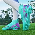 thumbnail image 1 of Zapatos de fútbol femenino para hombres tacos de fútbol de fútbol con zapatillas de fútbol altas de la zapatilla de entrenamiento para al aire libre/interior, 1 of 8