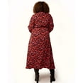 thumbnail image 4 of Red Heart Print Empire Waist Midi Dress, 4 of 5