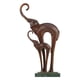 thumbnail image 1 of Tooarts Madre-hijo Elefante Escultura de elefante de latón Significado de la suerte Artesa Tomfeel Escultura de metal, 1 of 7