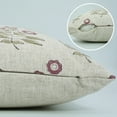 thumbnail image 4 of Viscose Linen Pillow Covers for Cozy Spaces, Hand block prints, 14"X14" By Fabdivine, Neha, 4 of 10