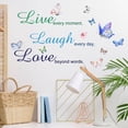 thumbnail image 1 of Pegatinas de pared inspiradoras en inglés Pegatinas de pared Fondo de invitado Decoración de pared Pegatinas de pared, 1 of 7