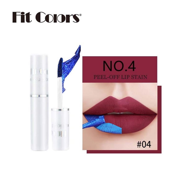 Lápiz labial para mujer, tinte labial, brillo labial, brillo labial, acabado mate con base de color, lápiz labial teñido, 5 ml.