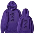 thumbnail image 3 of Wangmeiwg Women's Sweatshirts Custom DIY Women's Solid Rope Hoodie Long Sleeve Pullover for Casual Wear and Personal Projects Purple M, 3 of 3
