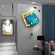 thumbnail image 3 of Relojes De Pared Modernos, Reloj Silencioso Sin Tictac, Decoración Única, Reloj Colgante Cuadrado, Reloj Contemporáneo Para Sala De Estar Y Dormitorio Advancent HA026618-01, 3 of 6