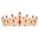 thumbnail image 2 of KAKOWELY Tiara de cristal barroca para novias, bodas, tiaras de diamantes de imitación, tiaras de cristal para cumpleaños, tiaras de graduación, diademas, tiaras de corona de princesa., 2 of 4