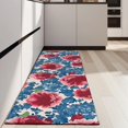 thumbnail image 4 of Pioneer Flower Floral Print Pattern Kitchen Rug Mat,Kitchen Runner Rugs Non Skid Washable,Decorative Kitchen Floor Mats for Kitchen,Sink,Laundry,17"X47", 4 of 5