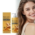 thumbnail image 1 of Champú de cúrcuma: champú nutritivo para cabello fino con efecto calmante que contiene cafeína, aceite de Polygonum multiflori y 100 ml de champú de cúrcuma., 1 of 9
