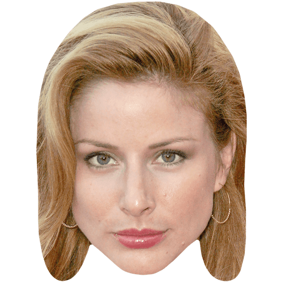 Diane Neal (Young) Celebrity Mask, Flat Card Face, Fancy Dress Mask