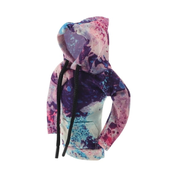 Unique Bargains Gear Shift Knob Cover Car Shift Knob Hoodie Purple Polyester 6.3"x5.12" 1 Pc