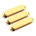 thumbnail image 4 of BELOVING 3Pcs Sealed Single Coil Pickup Covers Closed Shell for Acoustic Guitar Parts Gold, 4 of 9