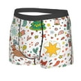 thumbnail image 2 of Disketp Winter Christmas And New Year Deer Men'S Boxer Briefs,Soft And Breathable Cotton Underwear With Comfortflex Waistband, 2 of 9
