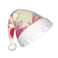 thumbnail image 2 of Fuzoiu Ace Of Diamonds Lady Print Santa Hat Christmas Hat for Adults,Santa Hats with Pompom, Unisex Xmas Holiday Hat for Christmas New Year Festive Party Supplies, 2 of 6