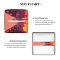 thumbnail image 5 of Yiaed Neon Sunset Cyberpunk Cityscape Print Tissue Box Cover, PU Leather Decorative Organizer for Tabletop, Bathroom, Car, Office Creative Decorative, 5 of 7