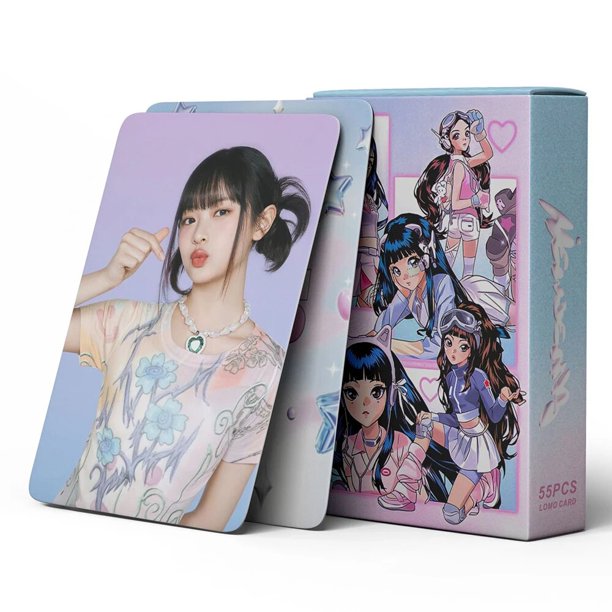 Tarjetas fotográficas de grupo de chicas, tarjetas de fotos de alta calidad HD, tarjetas postales, colección de Fans, regalo, KPOP, things, NewJeans, Get Up, nuevo álbum, 55 piezas por juego