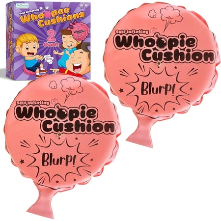 ArtCreativity Whoopie Cushion, Self-Inflating 2 Pack, Gag Prank Toy
