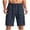 Navy, variant on Stamzod Cargo Shorts for Men Elastic Waist Summer Casual Work Short with Multi Pocket Mens Clothes Navy L