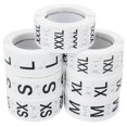 thumbnail image 2 of Size Labels For Clothing 7 Rolls Round Simple Design Perfect For Labeling Clothes And Inventory Management, 2 of 3